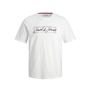 Jack & Jones Junior Kurzarmshirt »JJZURI TEE SS CREW NECK JNR« bright white Größe 164