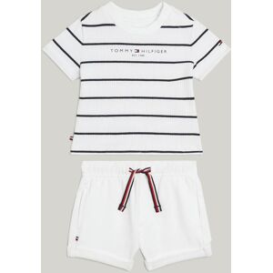 Tommy Hilfiger T-Shirt »BABY ESSENTIAL STRIPED SET«, (Set, 2 tlg.) white/desert sky Größe 74