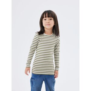 Name It T-Shirt »NMFSURAJA XSL LS TOP NOOS« Deep Lichen Green Stripes:STRIPE Größe 98