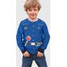 KIDSWORLD Langarmshirt »POLIZEI« royalblau Größe 104/110