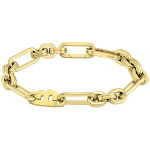 Boss Armband »Schmuck Edelstahl Armschmuck Ankerkette HAILEY« gelbgoldfarben Größe