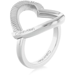 Calvin Klein Fingerring »Schmuck Edelstahl Fingerring Damenring DEFIANT« edelstahlfarben Größe 52