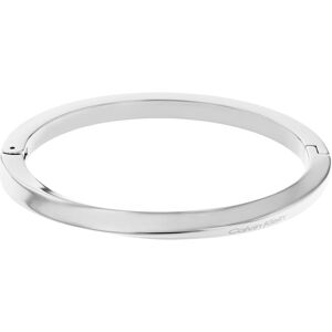 Calvin Klein Armreif »Schmuck Edelstahl Armschmuck SCULPTURAL« edelstahlfarben Größe