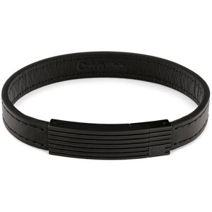 Calvin Klein Lederarmband »Schmuck Edelstahl Armschmuck Lederarmband« schwarz Größe