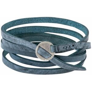 Firetti Lederarmband »Schmuck Geschenk, Wickelarmband, Anlass Geburtstag... blau Größe