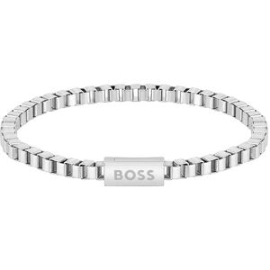 Boss Armband »Schmuck Edelstahl Armschmuck Venezianer CHAIN FOR HIM« edelstahlfarben Größe