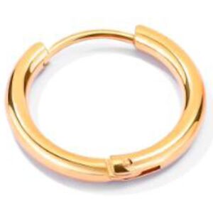 Firetti Single-Creole »Schmuck Geschenk Ohrschmuck einzeln Classic« gelbgoldfarben Größe 14