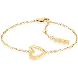 Calvin Klein Armband »Schmuck Edelstahl Armschmuck Erbskette DEFIANT« gelbgoldfarben Größe