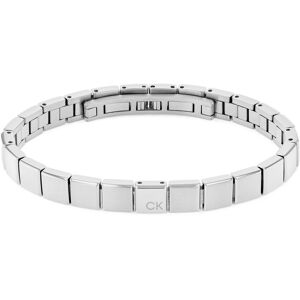 Calvin Klein Armband »Schmuck Edelstahl Armschmuck Gliederkette SQUARES« edelstahlfarben Größe