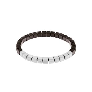 Calvin Klein Armband »Schmuck Edelstahl Armschmuck Zugarmband Beads... braun-edelstahlfarben Größe