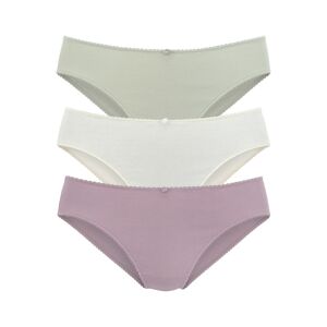 Vivance Jazz-Pants Slips, (Packung, 3 St.) mint, creme, flieder Größe 40/42