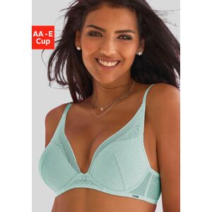 LASCANA Push-up-BH, mit extra flachen Kanten im High-Apex Design, Dessous air Größe 75