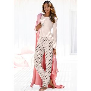 Vivance Dreams Pyjama, (2 tlg.) hellrosa Größe 44/46