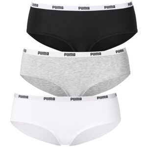 Puma Hipster, (Packung, 3 St.) weiss-grau-schwarz Größe L