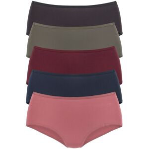 Vivance Taillenslip, (Packung, 5 St.) altrosa, navy, khaki, bordeau x, anthrazit Größe 40/42