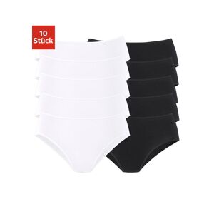 petite fleur Jazz-Pants Slips, (Packung, 10 St.) weiss, schwarz Größe 32/34