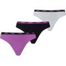 Puma Stringtanga, (3er-Pack) purple-combo Größe XS