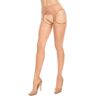 GLAMORY Ouvert Strumpfhose, 20 DEN beige Größe 60/62