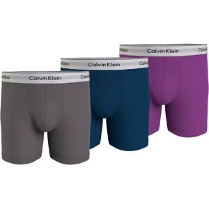 Calvin Klein Underwear Boxershorts »BOXER BRIEF 3PK«, (Packung, 3 St., 3er-Pack) EIFFLE TOWER, POISIDON, DAHLIA Größe S (48)