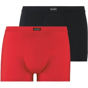 Bruno Banani Boxershorts, (2er-Pack) rot//schwarz Größe M