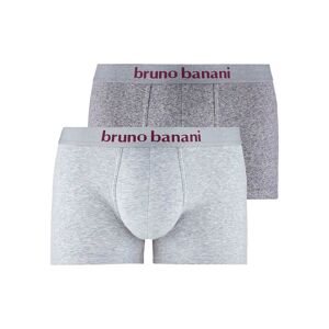 Bruno Banani Boxershorts »Short 2Pack Denim Fun«, (Packung, 2 St.) anthrazit melange/graumelange Größe L