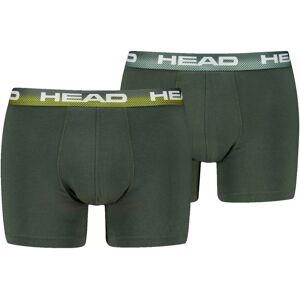 Head Boxershorts, HEAD PRINTED ELASTIC BOXER 2P thyme combo Größe XL