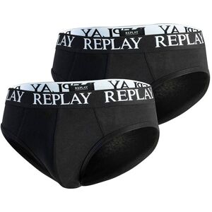 Replay Slip »SLIP Basic Cuff Logo 2pcs Bo«, (Packung, 2er-Pack) schwarz Größe XXL