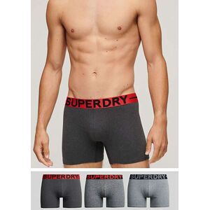 Superdry Boxershorts »BOXER TRIPLE PACK«, (Packung, 3 St.) asp.grit/bla Größe S