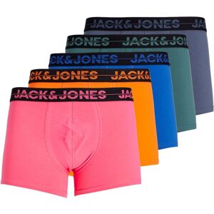 Jack & Jones Boxershorts »JACSETH SOLID TRUNKS 5 PACK«, (Packung, 5 St.) victoria blue Größe M