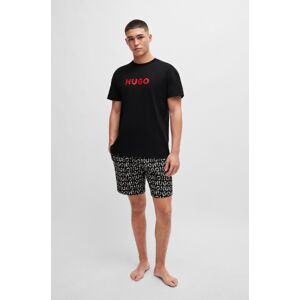 HUGO Underwear Pyjama »Camo Logo Short Set«, (Set, 2er) Black001 Größe XXL (56)