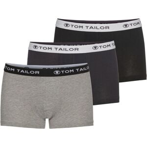 TOM TAILOR Boxershorts »Buffer«, (Packung, 3 St.) anthra-melange-black Größe S