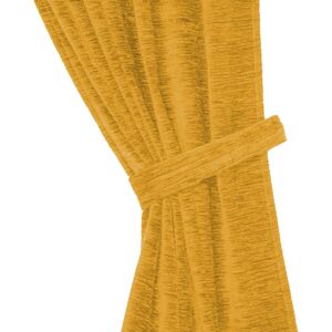 Wirth Raffhalter »Thermo-Chenille 288g/m²«, (2 St.) altgoldfarben Größe B/H: 100 cm x 6 cm