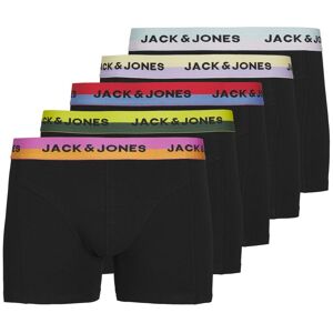 Jack & Jones Boxershorts »JACSPLITTER SOLID TRUNKS 5 PACK BOX«, (Packung, 5 St.) black Größe XXL