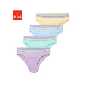 Buffalo Slip, (Packung, 4 St.) lila, mint, blue, gelb Größe 158/164