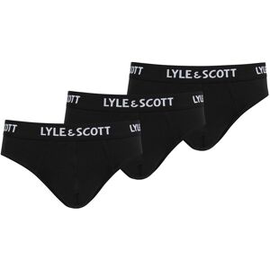 Lyle & Scott Boxershorts, (Packung, 3 St.), mit Logo-Elastikbund black Größe XL