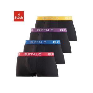 Buffalo Boxershorts, (Packung, 4 St.) schwarz-bunt Größe XL