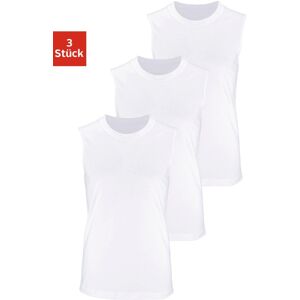 H.I.S Muscleshirt, (Packung, 3 tlg.) weiss Größe 6/L