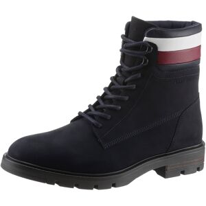 Tommy Hilfiger Schnürboots »CORPORATE HILFIGER NUBUCK BOOT« dunkelblau Größe 46