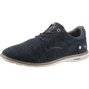 Mustang Shoes Schnürschuh, Freizeitschuh, Halbschuh, Schnürschuh mit Perforation navy Größe 42