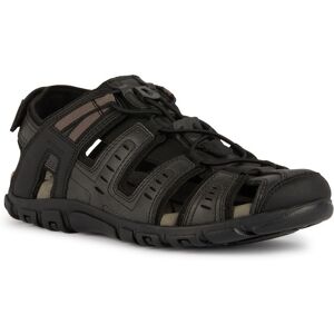 Geox Sandale »UOMO SANDAL STRADA C« schwarz-braun Größe 41