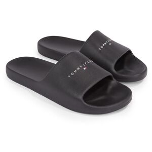 Tommy Jeans Pantolette »TJM BASIC SLIDE«, Sommerschuh, Schlappen, Poolslides,... schwarz Größe 44