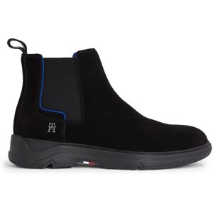 Tommy Hilfiger Chelseaboots »PREMIUM TH SUEDE HYBRID CHELSEA« schwarz Größe 44