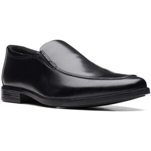 Clarks Slipper »Howard Edge« Black Leather Größe 41