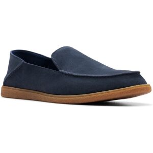 Clarks Slipper »Clarkbay Step«, Loafer, Mokassin, Pennyloafer mit... Navy Suede Größe 42