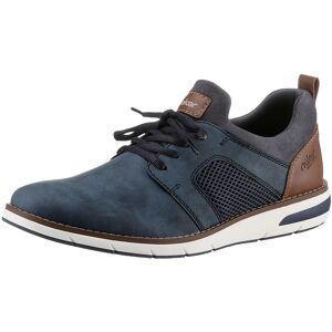 Rieker Slip-On Sneaker jeansblau-grau-cognac Größe 41