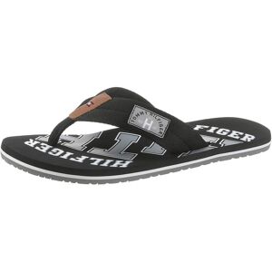 Tommy Hilfiger Zehentrenner »ESSENTIAL TH BEACH SANDAL« schwarz Größe 45