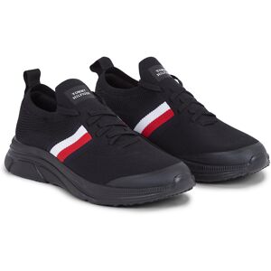 Tommy Hilfiger Slip-On Sneaker »MODERN RUNNER KNIT STRIPES ESS« schwarz Größe 40