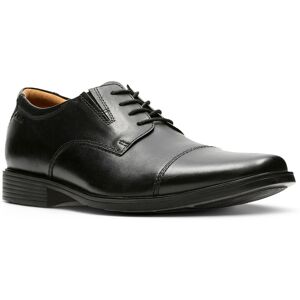 Clarks Schnürschuh »Tilden Cap« Black Leather Größe 47