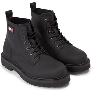 Tommy Jeans Schnürboots »TJM RUBERIZED LACE UP BOOT« schwarz Größe 40