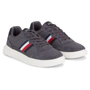 Tommy Hilfiger Sneaker »LIGHT CUPSOLE LTH MIX STRIPES«, mit gepolstertem... altsilberfarben Größe 45